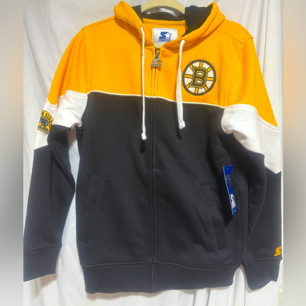 NHL Boston Bruins sweatshirt Starter ladies  S with tags
